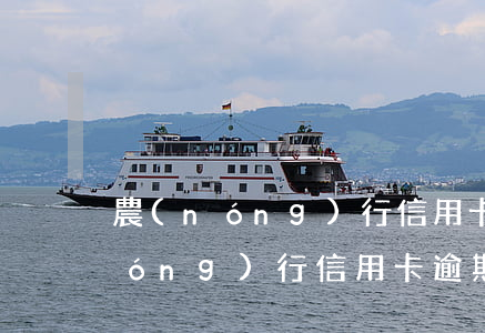 農(nóng)行信用卡逾期50元(農(nóng)行信用卡逾期每個(gè)月還1000)