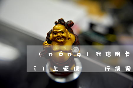 農(nóng)行信用卡逾期一天會(huì)上征信嗎（龍行信用卡逾期）
