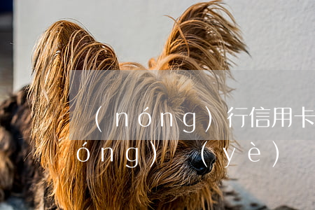 農(nóng)行信用卡逾期不好談 農(nóng)業(yè)銀行信用貸款逾期了無法償還會怎樣