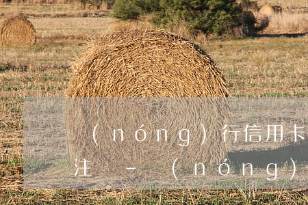 農(nóng)行信用卡逾期被鎖定后能否注銷-農(nóng)行信用卡逾期被鎖定后能否注銷卡