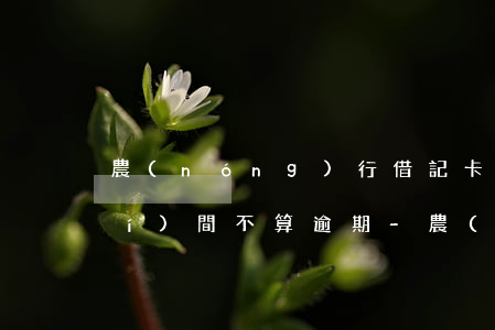 農(nóng)行借記卡超過多長時(shí)間不算逾期-農(nóng)行借記卡超過多長時(shí)間不算逾期了