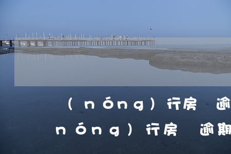 農(nóng)行房貸逾期怎么查詢-農(nóng)行房貸逾期怎么查詢進度