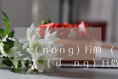 農(nóng)行的網(wǎng)捷貸還款當(dāng)日借當(dāng)日還嗎-農(nóng)行的網(wǎng)捷貸還款當(dāng)日借當(dāng)日還嗎可以嗎