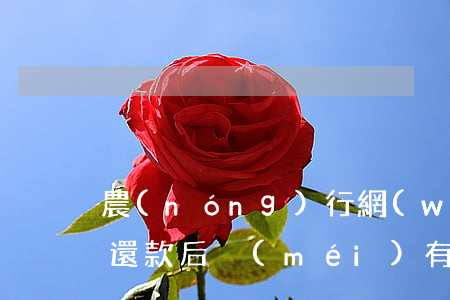 農(nóng)行網(wǎng)捷貸提前還款后沒(méi)有額度-