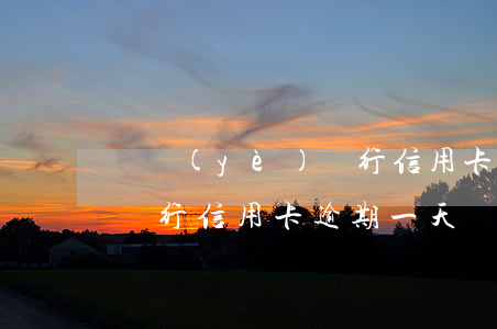 農業(yè)銀行信用卡逾期的利息怎么辦 農行信用卡 逾期一天