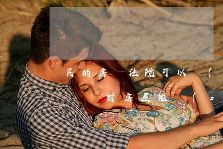 農民的房產法院可以執(zhí)行嗎(民事糾紛農村房屋能執(zhí)行吧)