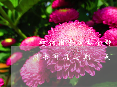 農行信用卡逾期全部還了利息多少(農商行信用卡可以逾期幾天)