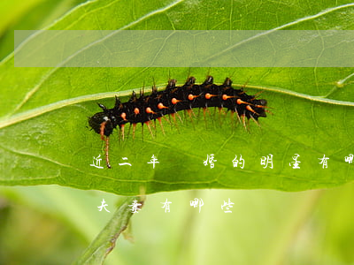 近二年離婚的明星有哪些(近幾年離婚的明星夫妻有哪些?)