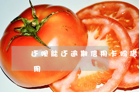 还呗能还逾期信用卡吗(借呗逾期还款后还能用)