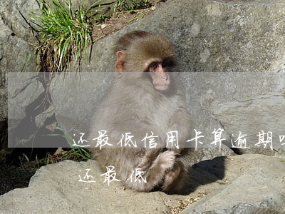 还最低信用卡算逾期吗（信用卡逾期下期账单还最低）