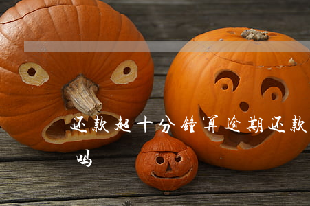 还款超十分钟算逾期 还款晚了几分钟算逾期吗