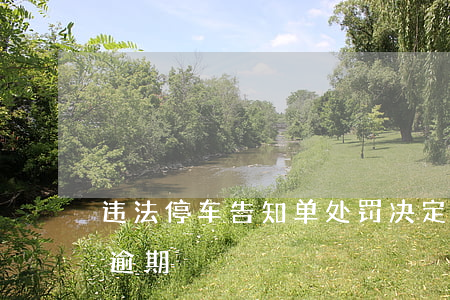 违法停车告知单 处罚决定书（违法停车告知书逾期）