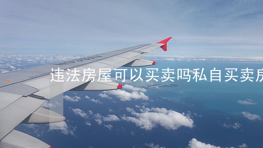 违法房屋可以买卖吗(私自买卖房屋是否违法)