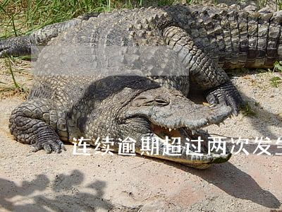 连续逾期超过两次(发生过两次逾期)