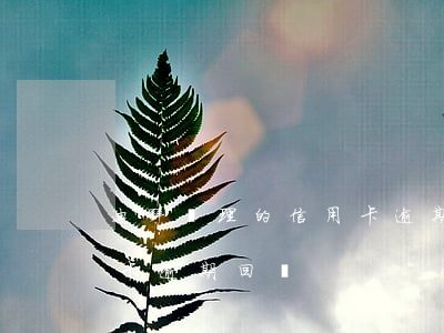 迪拜辦理的信用卡逾期回國(迪拜辦理的信用卡逾期回國)