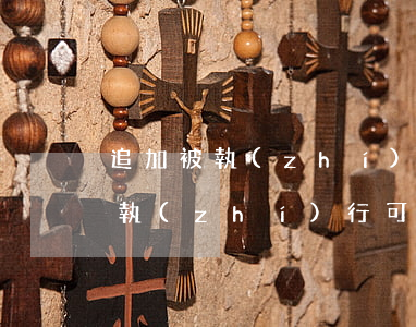 追加被執(zhí)行人后可以訴訟嗎(法院執(zhí)行可以追加被執(zhí)行人嗎)