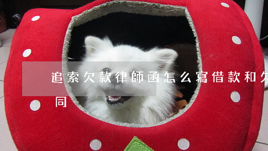 追索欠款律師函怎么寫,借款和欠款有什么不同