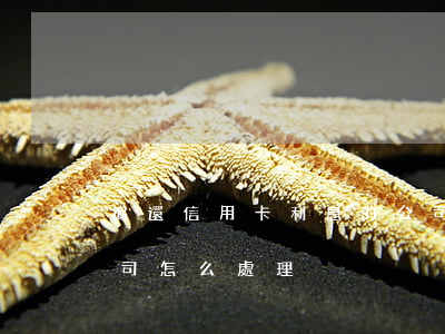 追還信用卡利息的公司(追還信用卡利息的公司怎么處理)