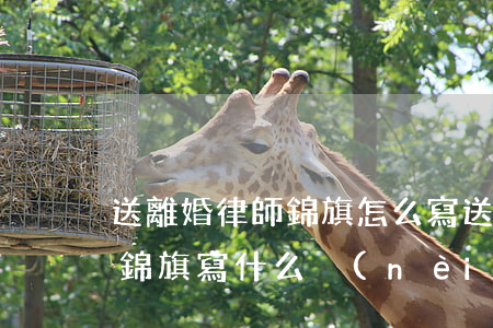 送離婚律師錦旗怎么寫(送給法律援助律師的錦旗寫什么內(nèi)容)
