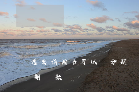 透支信用卡可以轉分期嗎(信用卡轉賬可以分期還款嗎)