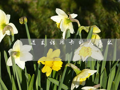 透支信用卡的人怎么辦(信用卡如何透支)