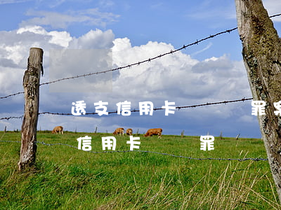 透支信用卡詐騙無罪案例(銀行說我惡意透支信用卡詐騙罪)
