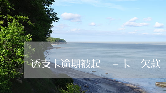 透支卡逾期被起訴-卡貸欠款惡意逾期