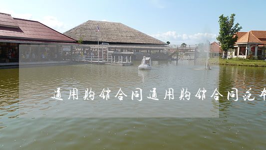 通用购销合同(通用购销合同范本)