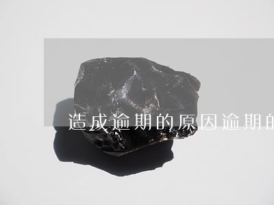 造成逾期的原因(逾期的原因怎樣寫)