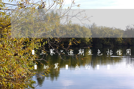 連三累六逾期是包括信用卡網(wǎng)貸都算進去的嗎（連三累六逾期是指一年）