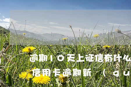逾期10天上征信有什么影響-2022年信用卡逾期新規(guī)定
