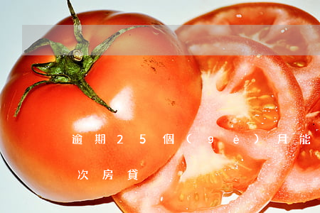 逾期25個(gè)月能貸房貸嗎(逾期25次房貸)