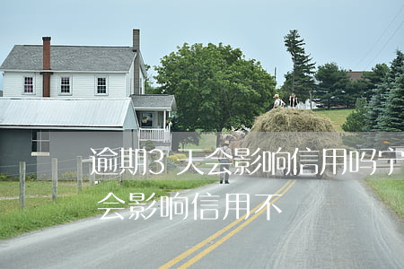 逾期3天会影响信用吗（宁波信用卡逾期3天会影响信用不）
