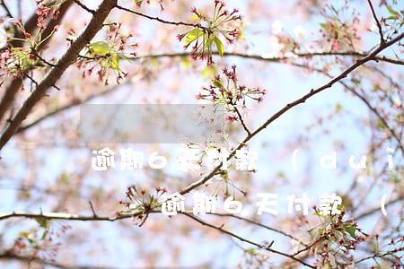 逾期6天付款對(duì)方收下算我違約嗎-逾期6天付款對(duì)方收下算我違約嗎怎么辦
