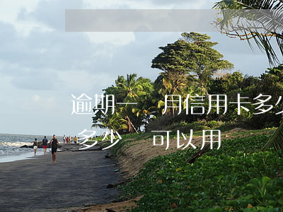 逾期一個月信用卡多少錢(逾期一個月信用卡多少錢可以用)
