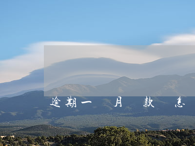 逾期一個月還款會怎樣(逾期一周還款會有影響嗎)