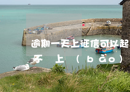 逾期一天上征信可以起訴解決嗎 逾期一天會不會上報(bào)征信
