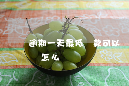 逾期一天最低還款可以嗎(逾期一天最低還款會怎么樣)