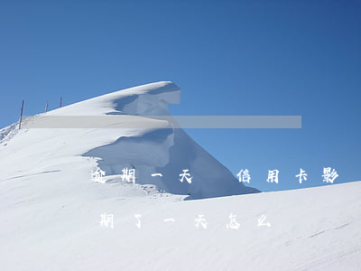 逾期一天還信用卡影響征信嗎（深圳信用卡逾期了一天怎么還）