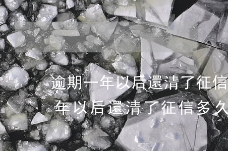 逾期一年以后還清了征信多久恢復-逾期一年以后還清了征信多久恢復正常