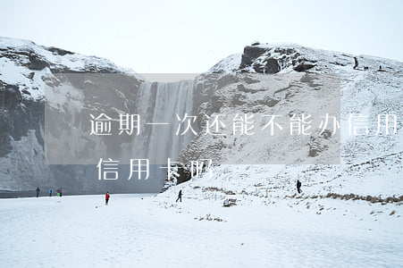 逾期一次还能不能办信用卡(多次逾期还能办信用卡吗)