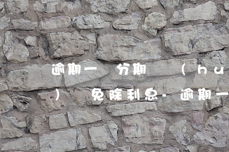 逾期一萬分期還會(huì)不會(huì)給免除利息-逾期一萬分期還會(huì)不會(huì)給免除利息呢