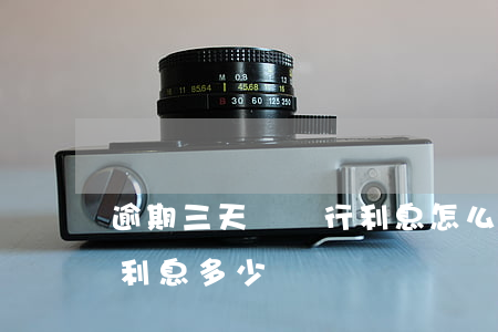 逾期三天還銀行利息怎么成呆帳-逾期3天利息多少