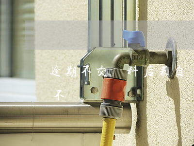 逾期不交資料后果自負的聲明模板-逾期拒不繳納