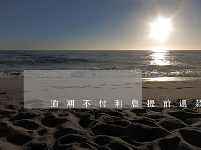 逾期不付利息提前還款(提前還款算逾期嗎)
