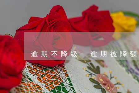逾期不降级-逾期被降额