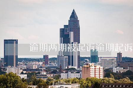 逾期两期被起诉 逾期 起诉
