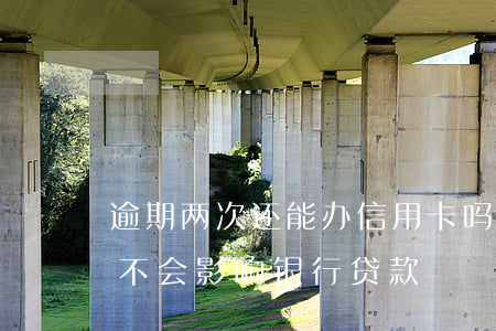 逾期两次还能办信用卡吗怎么办(逾期两次会不会影响银行贷款)