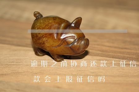 逾期之前协商还款上征信吗-和银行协商还款会上报征信吗