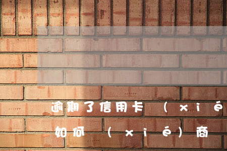 逾期了信用卡協(xié)商怎么溝通(逾期如何協(xié)商)